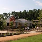 Montessori Community School Photo - Spark Center, our fine arts building, part of our sport field, and track.
